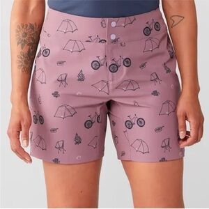 Wild Rye Ruby Women's Mountain Bike Shorts Outdoor in the Camp Mauve